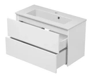 Подвесная тумба под раковину Brevita Toy 80 УТ000025661 белый